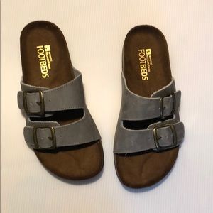 White Mountain Footbeds Sandals - Size 7W